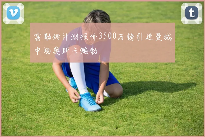 富勒姆计划报价3500万镑引进曼城中场奥斯卡鲍勃