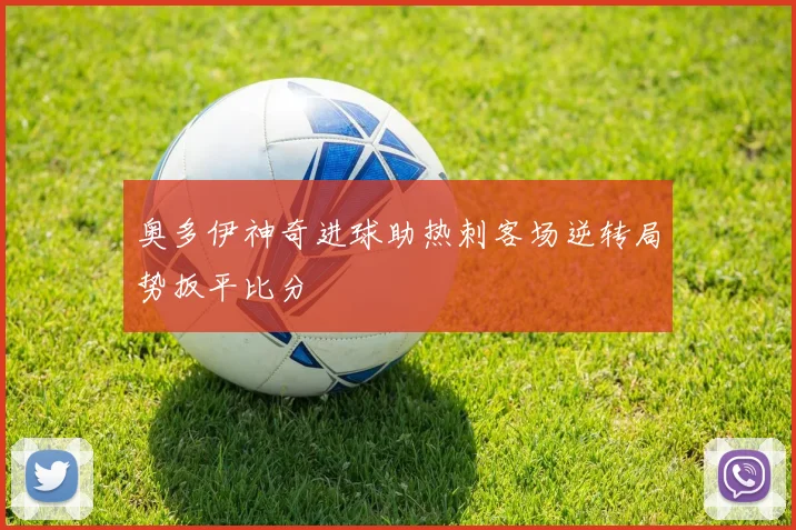 奥多伊神奇进球助热刺客场逆转局势扳平比分