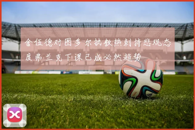 舍伍德对图多尔执教热刺持悲观态度弗兰克下课已成必然趋势